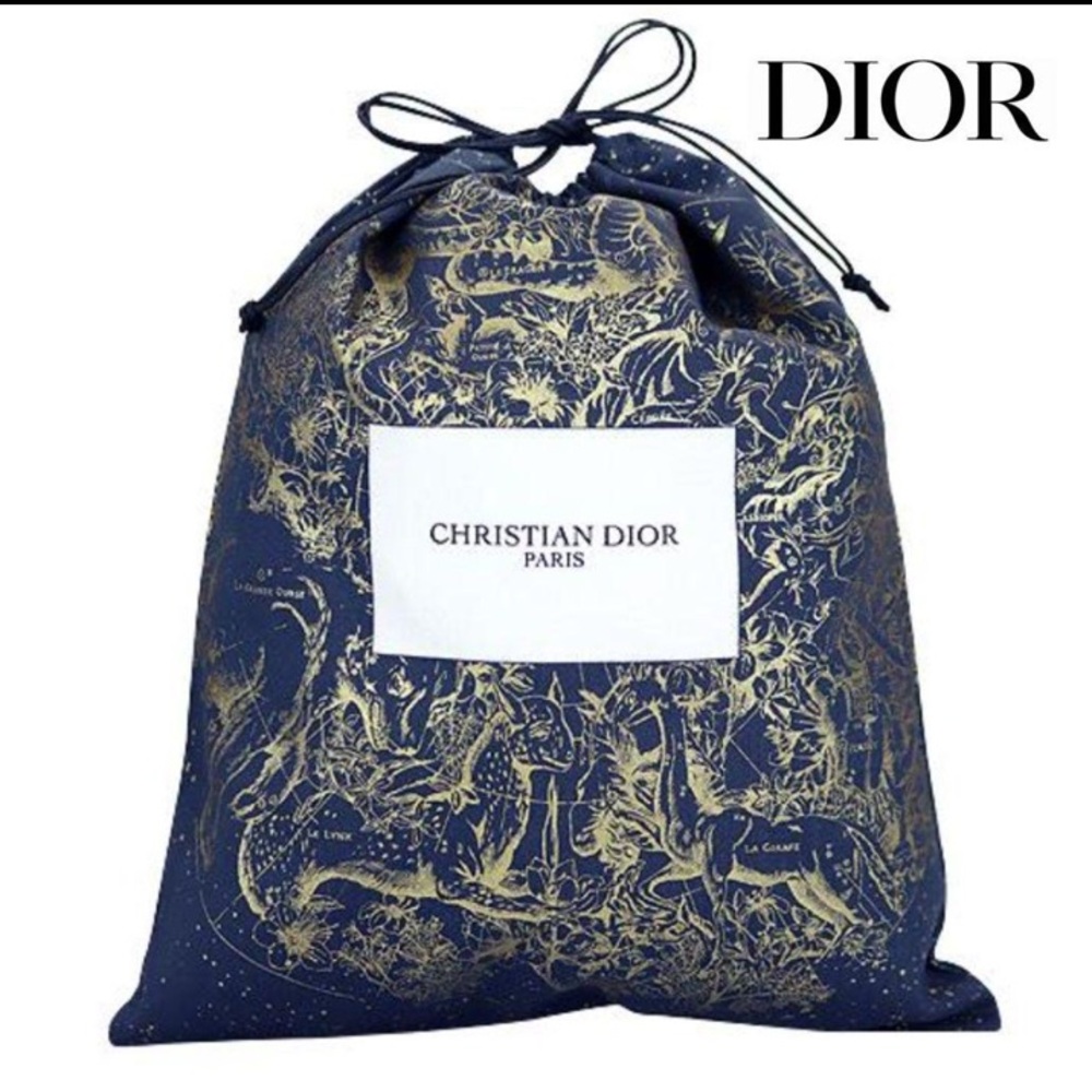 Dior Blue String Pouch